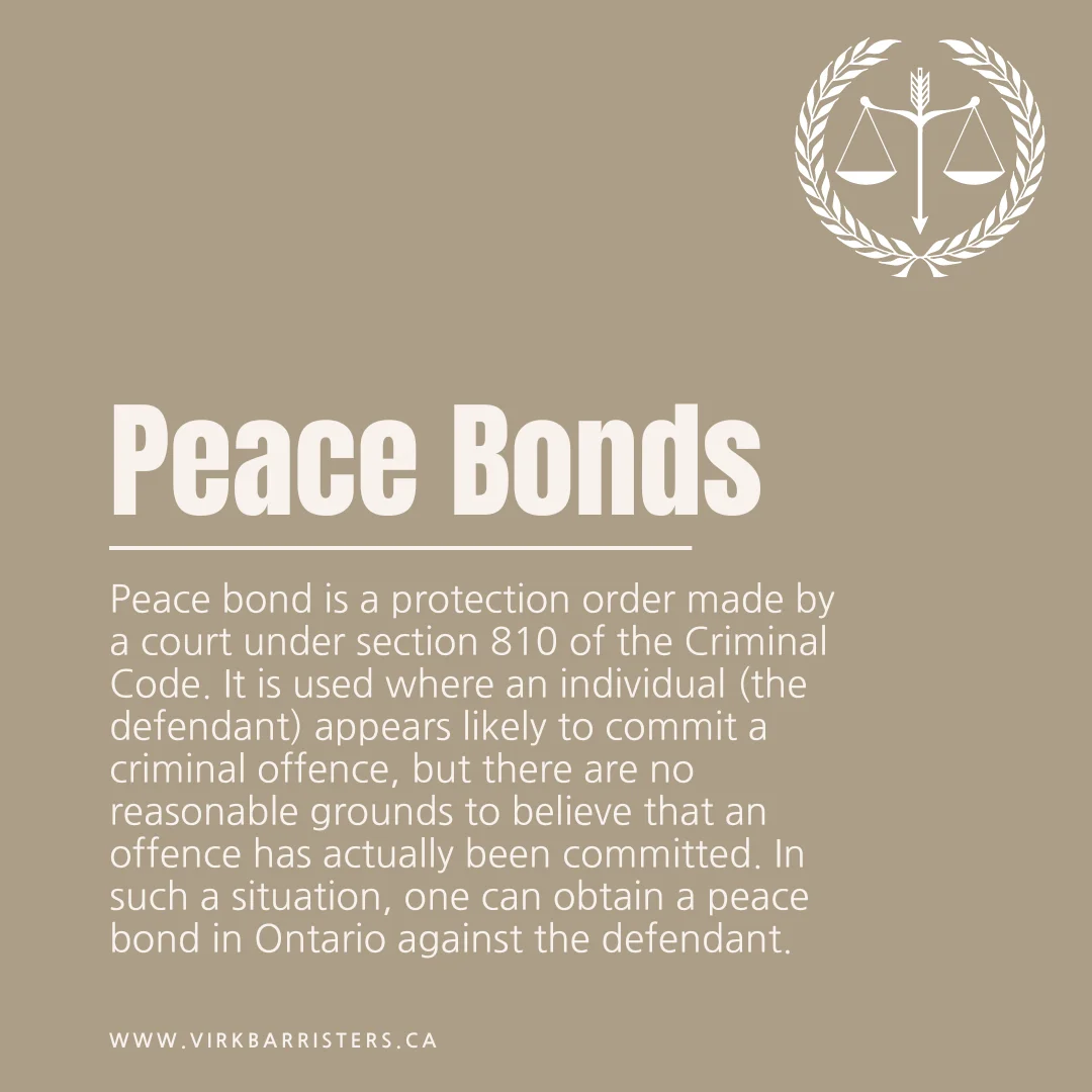 How to Get a Peace Bond in Ontario: The Application Process